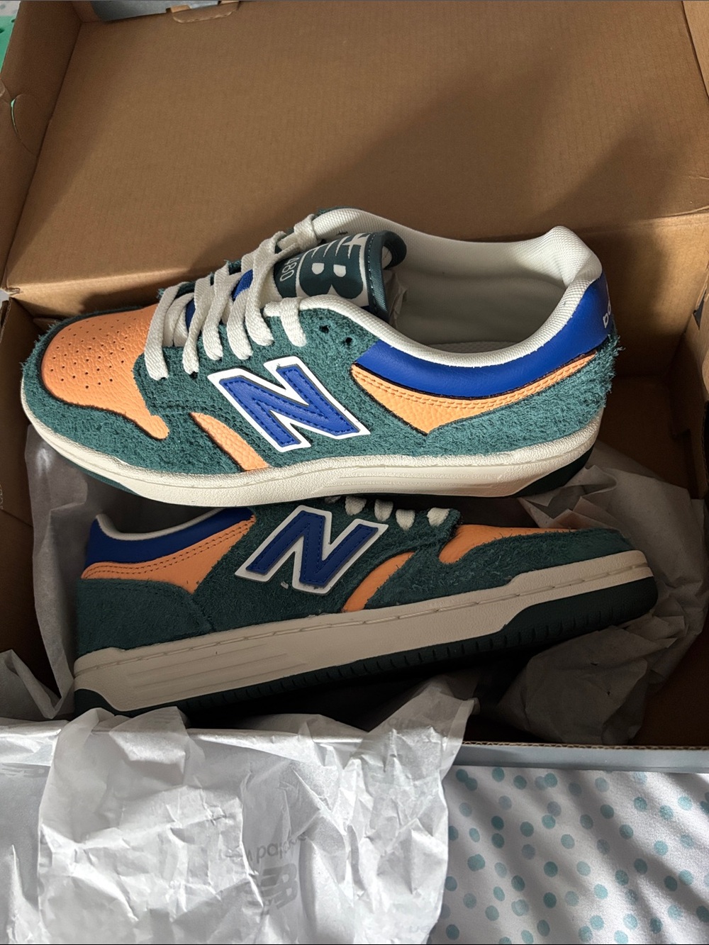 New Balance 480 Big Kid 'New Spruce'